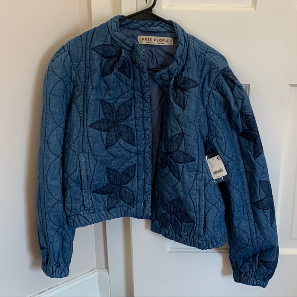 NWT Free People Quinn Quilted Jacket